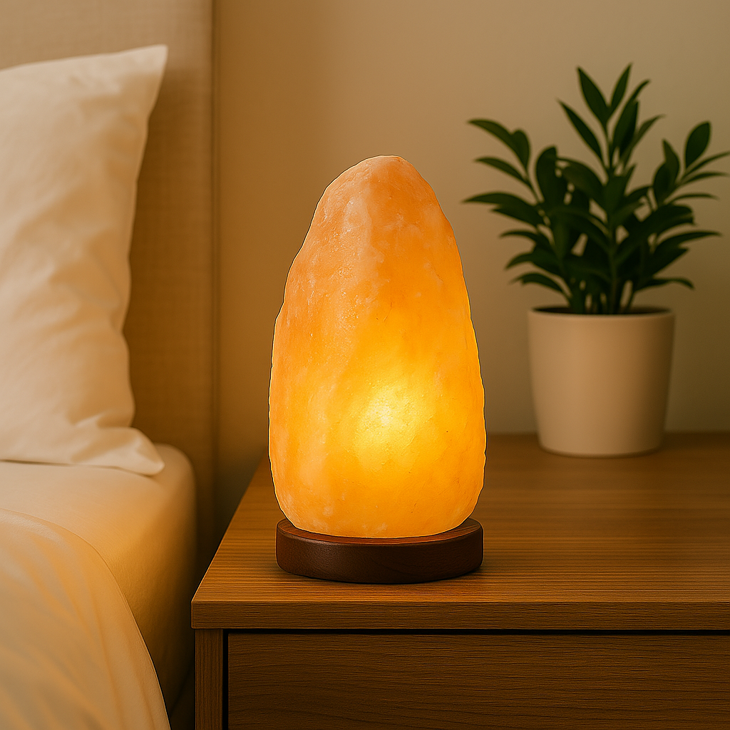 Natural Himalayan Rock Salt Lamp – Authentic & Hand-Carved