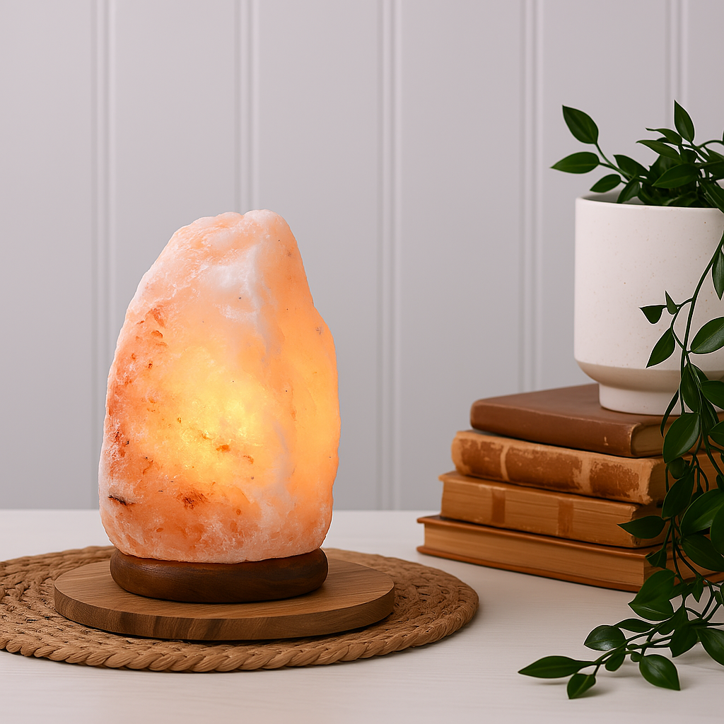 Natural Himalayan Rock Salt Lamp – Authentic & Hand-Carved