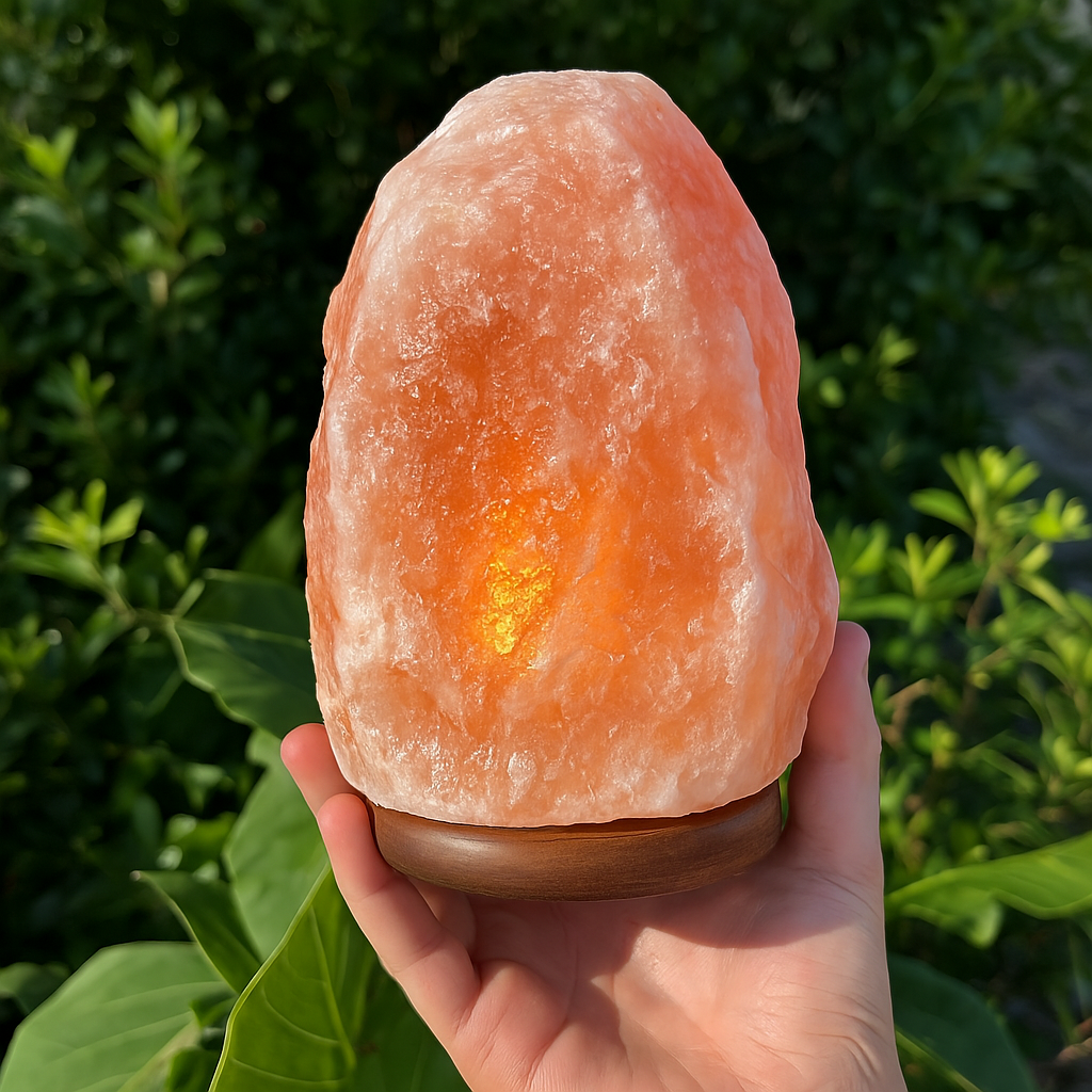Natural Himalayan Rock Salt Lamp – Authentic & Hand-Carved