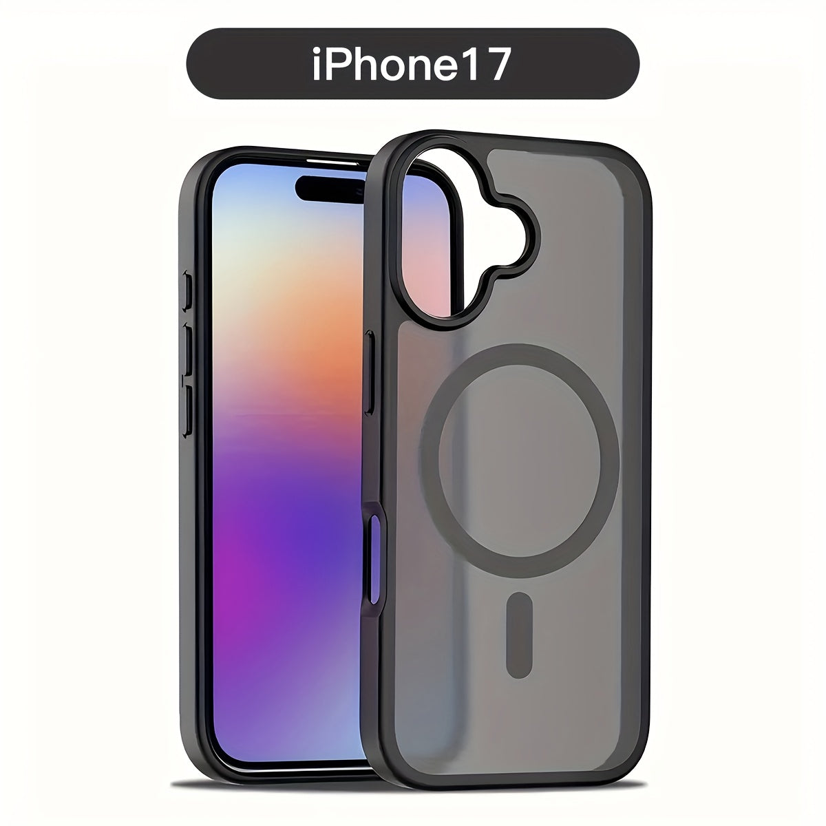 Skin-Feel Case for The New for iphone 17, Featuring a Magnetic Protective Cover