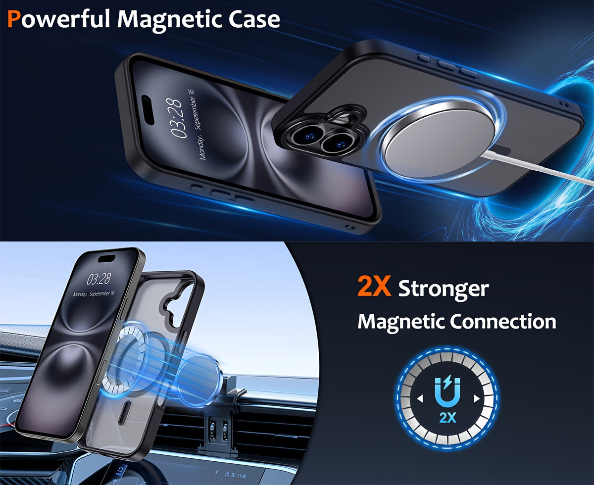 Skin-Feel Case for The New for iphone 17, Featuring a Magnetic Protective Cover