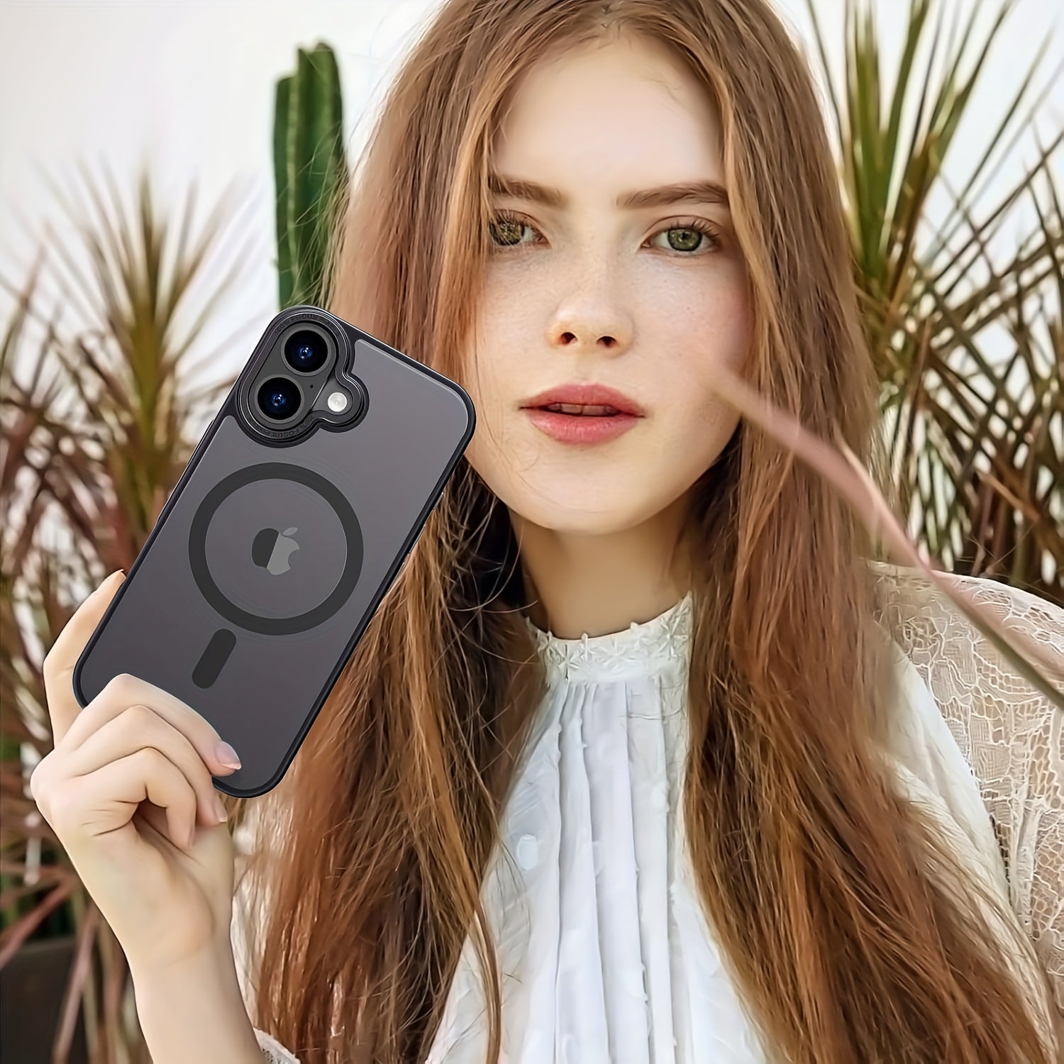 Skin-Feel Case for The New for iphone 17, Featuring a Magnetic Protective Cover