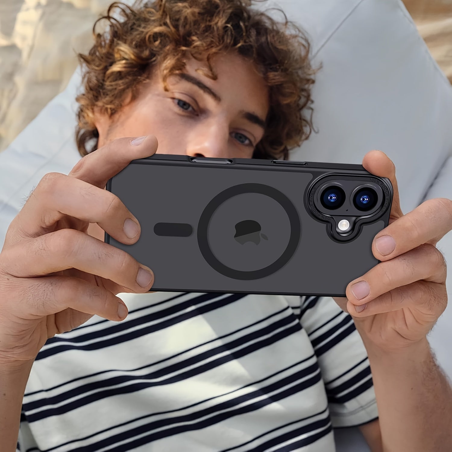 Skin-Feel Case for The New for iphone 17, Featuring a Magnetic Protective Cover