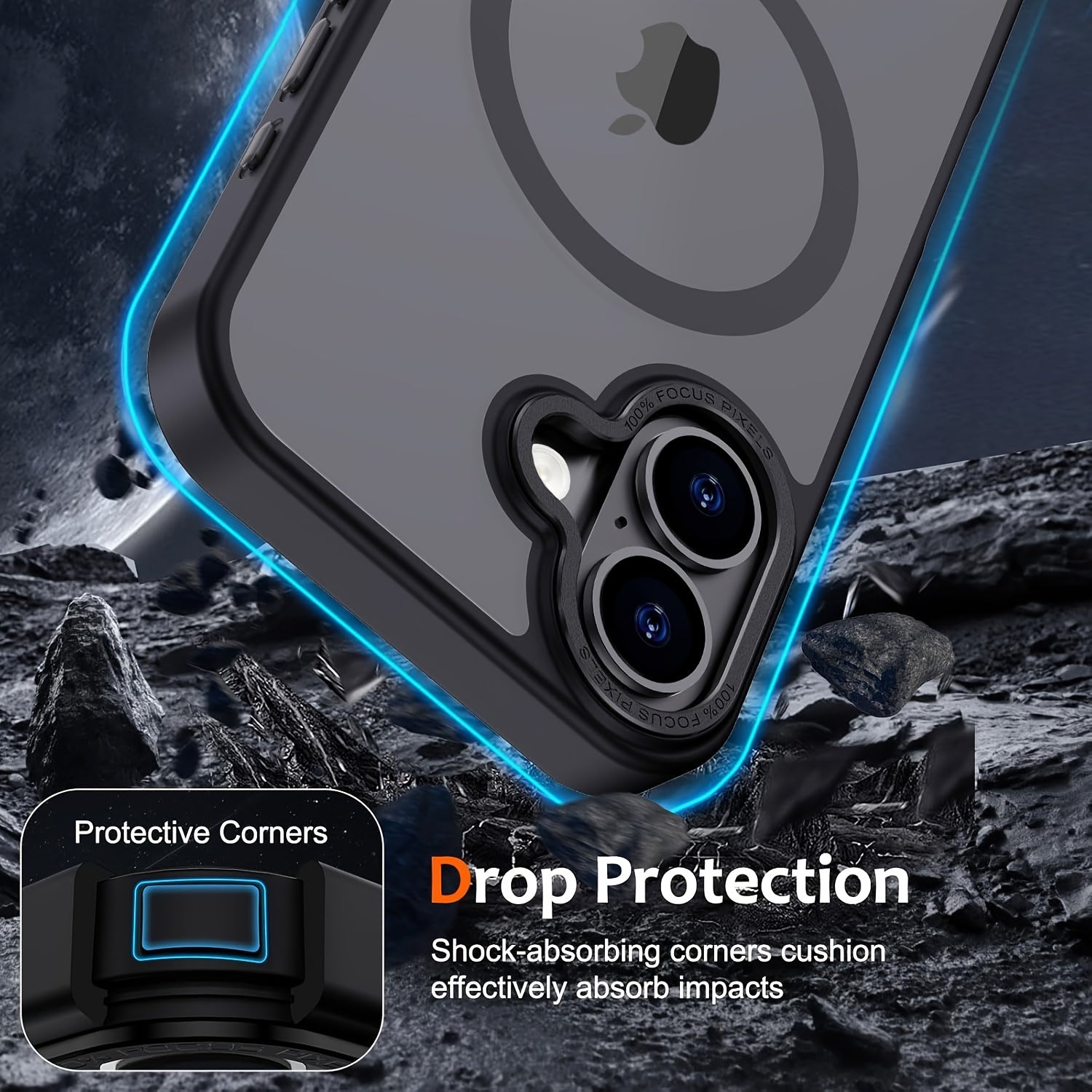 Skin-Feel Case for The New for iphone 17, Featuring a Magnetic Protective Cover