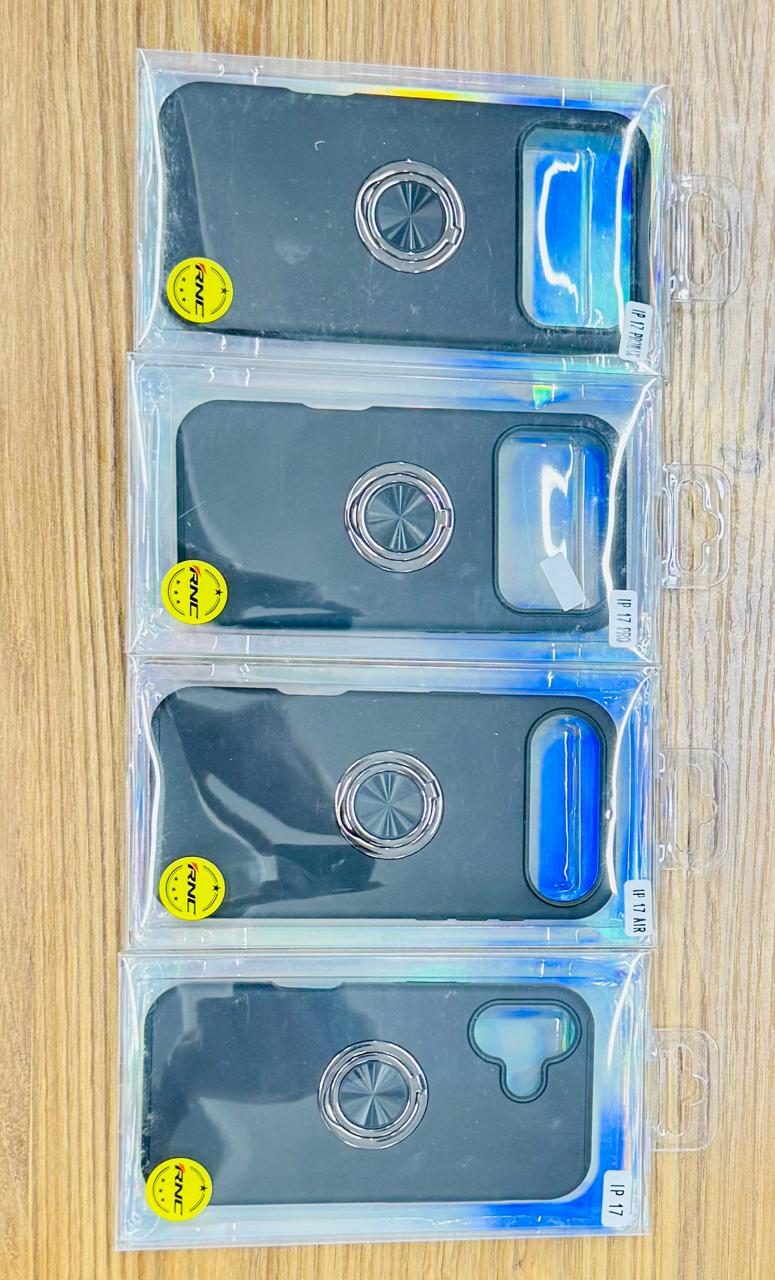 360 Degree and 180 Degree Rotating Ring Holder Mobile Phone Case for Iphone 17