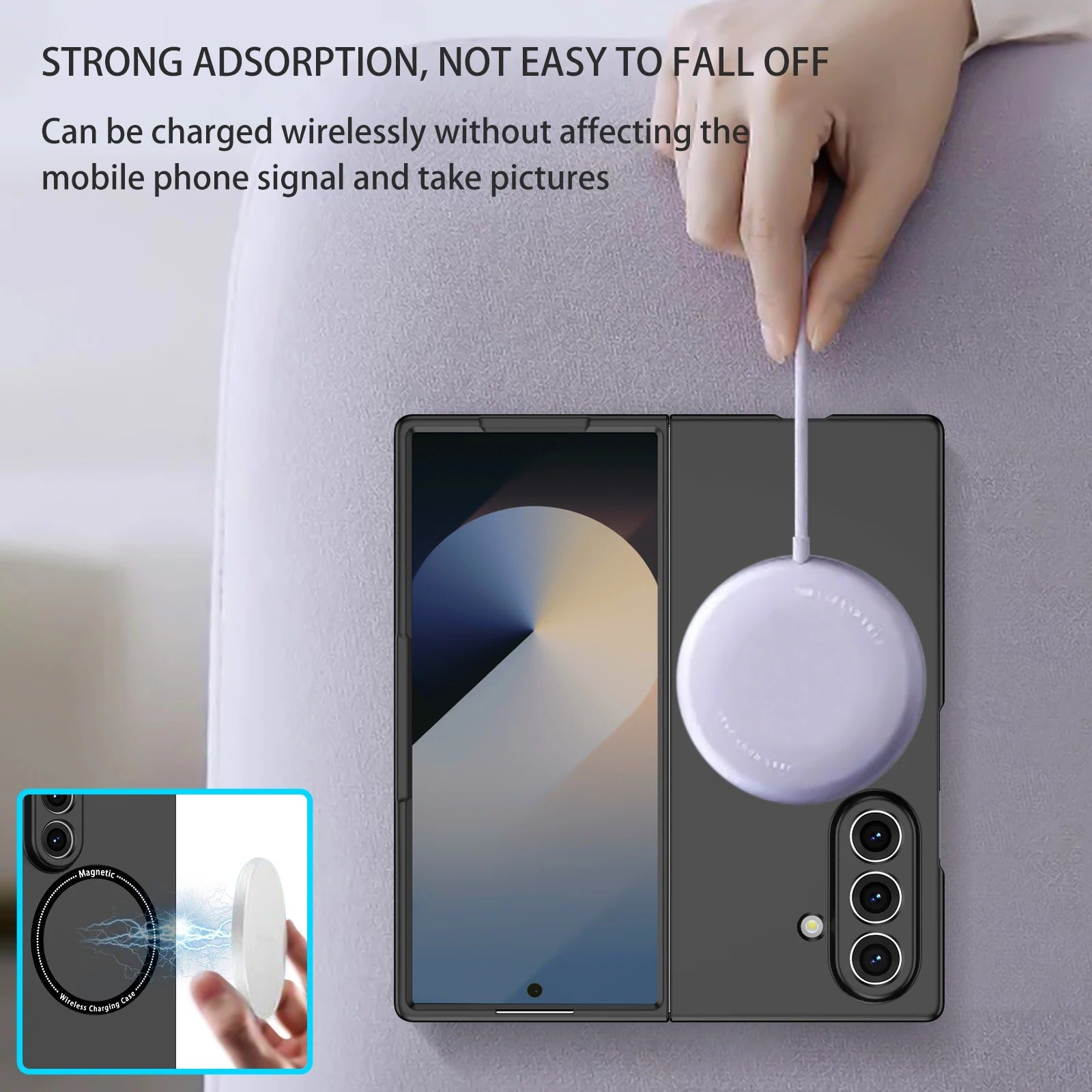 Hard PC Magnetic Phone Case for Samsung Galaxy Z Fold 7 5G